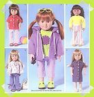 Peasant top PATTERN AG 18in doll hoodie jeans dress clothes toSEW 