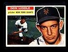 1956 topps 325 don liddle giants exmt 00010034 expedited shipping