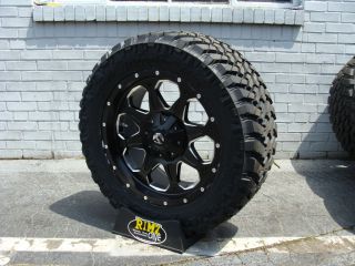   Fuel Off Road BOOST Black Nitto Trail Grappler 305/55R20 33 Mud tires