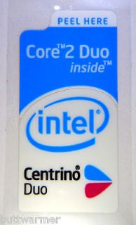 Intel Core 2 Centrino Duo Combi Sticker 12 x 26mm [368]