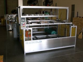 SIBE AUTOMATION VACUUM FORMER 48X60 TOP BOTTOM HEATERS THERMOFORMING 