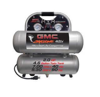 gmc syclone 4620a ultra quiet oil free air compressor time