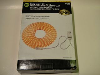   ROPE LIGHT CLEAR W/ CONTROLLER 363 660 CHRISTMAS HOLIDAY PARTY OUTDOOR