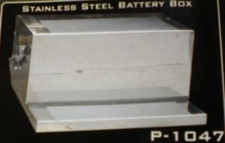 peterbilt stainless battery box lid no steps p 1356 time