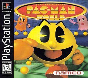 pacman world ps1 ps2 complete playstation game 