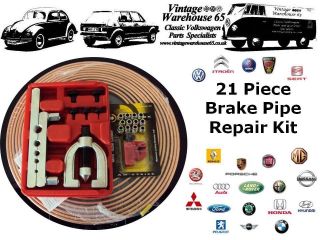 Mini,Cooper,Sp​itfire,Austin 3/8 21 Piece Diy Brake Pipe Repair Kit 