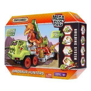 matchbox mega rig dinosaur hunters new sealed time left $