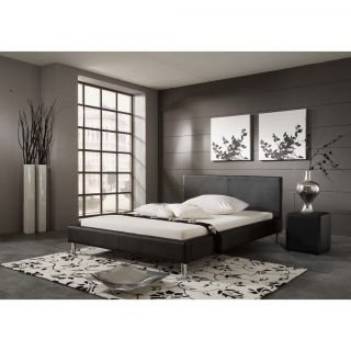 Matisse Monte Black Contemporary Platform King size Bed Frame   King