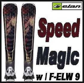 10 11 elan waveflex speed magic skis 155cm w elw9