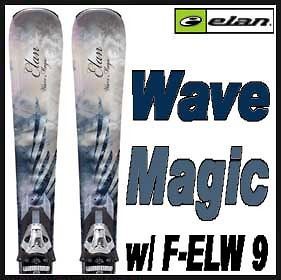 10 11 elan waveflex wave magic skis 152cm w elw9