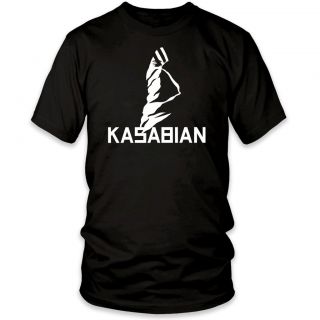 Kasabian T Shirt Black & White Retro Style XS S M L XL XXL Mens Ladies 