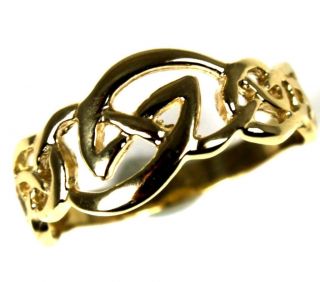 celtic knot ring 9ct gold more options size metal from