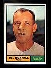 1961 topps 444 joe nuxhall athletics nm+ 0001074 expedited shipping