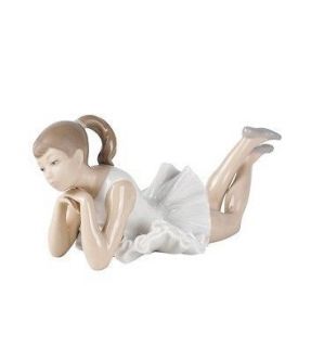 AUTHORIZED DEALER   Nao Lladro Porcelain Figurine: PENSIVE BALLET Girl 