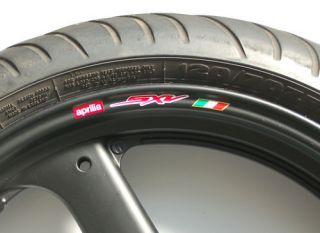 aprilia sxv wheel rim stickers 450 550 5 5 supermoto from united 