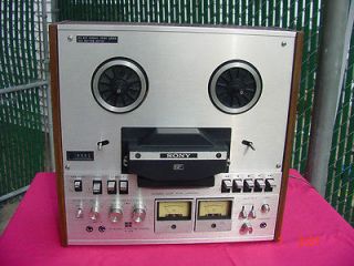 SONY TC 458 REEL TO REEL TAPE DECK RESTORED plays and records perfect