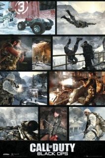 CALL OF DUTY BLACK OPS   GAMING POSTER (COLLAGE)