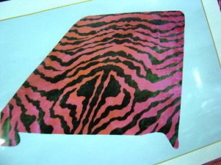 red zebra print queen size blanket  54