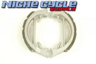 puch maxi all rear brake shoes grooved 