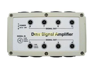 way in 8 Channels output DMX DMX512 LED Signal Amplifier Splitter 