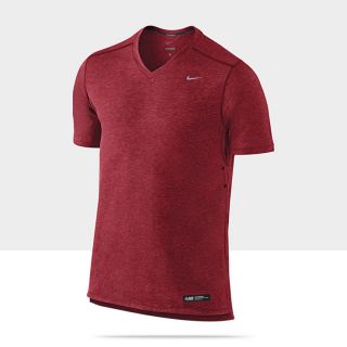 Nike Tailwind Short Sleeve V Neck Mens Running Shirt 451266_688_A