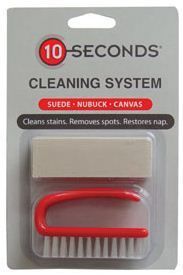 10 Seconds Suede Nubuck Cleaner Kit Bar and Brush