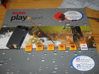 Kodak PlaySport ZX3 128 MB Camcorder Gray