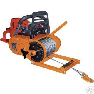 Winch Chainsaw Mounted 4000 lb Cap 150 ft Cable