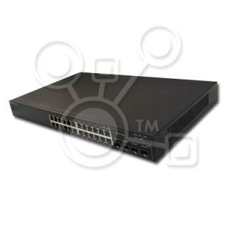 Dell Powerconnect 5424 w 24 Gigabit Ports Switch AC P S w 1 Year 