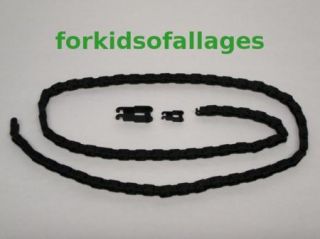 Micro KNEX Lot Mini Coaster Chain Links 3 ft Long Chain