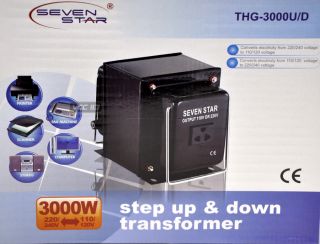3000 w 110 220V Up Down Voltage Converter Transformer