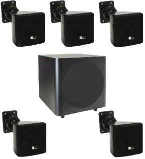   STYLE MINI CUBE SPEAKERS 5.1 HOME THEATER 5 MATCHED SPEAKERS & 8 SUB