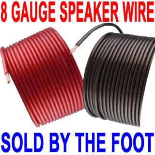 AWG Speaker Wire Red Black Hookup Sub Box by The Foot