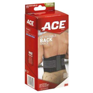   Adjustable Back Brace, Lumbar/Back Belt, Abdominal Belt, New, Unused