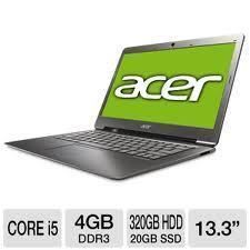 Acer Aspire s Series 13 3 LED Ultrabook Office 2010 Installed 4GB RAM 