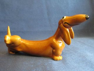   Dachshund Dog Sculpture L 6 2 inches Verbilki N Abramovich