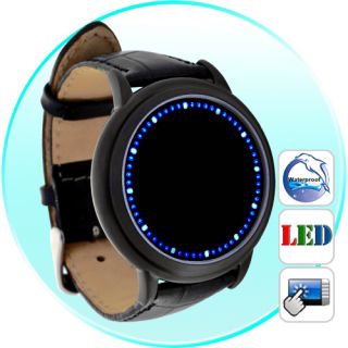 Abyss Japanese Style Inspired Blue LED Touchscreen Watch