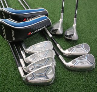 Adams Golf Clubs Idea a7os Hybrid + Irons Set   All Graphite   Regular 