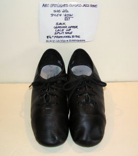 Abt Spotlights Girls Black Oxford Jazz Shoe Size 2 1 2