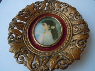  Cameo Creation Picture Victorian Frame Adelina Patti by Georges Leveen