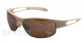 New Adidas Sunglasses A 385 Beige 6061 A385 Adilibria Authentic