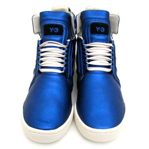 Adidas Y 3 Hayworth Mid II Metallic Blue Sneakers 11 5