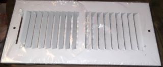 White AC A C Air Conditioner Heater Register Vent Grill Filter NIP 