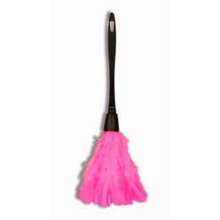 Pink French Maid Feather Duster Sexy Adult Joke Toy Costume Accessory 