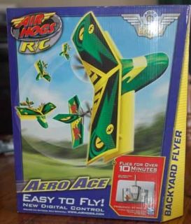 AIR HOGS RC REMOTE CONTROL AERO ACE AIRPLANE BIPLANE EASY TO FLY