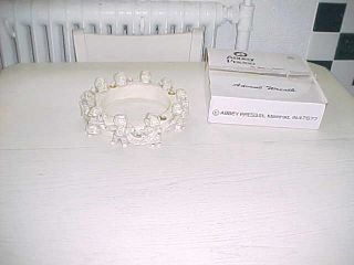 Abbey Press Advent Wreath Love Joy Peace Hope 4 Candle Holder Ring 