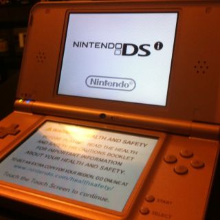   DSi XL Metallic Rose Handheld System With Brain Age 2 ONE DAY AUCTION