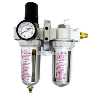   Filter Pressure Regulator Gauge Water Trap Air Tools Automotive