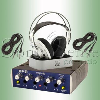 AKG K701 Studio Headphones PreSonus HP4 Amp K 701 New