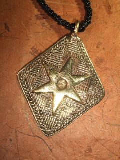 new handmade ashanti adinkra hope faith in god symbol necklace
